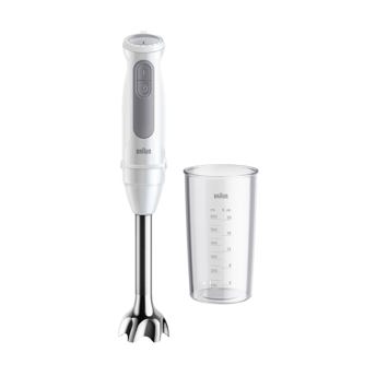comprar Braun MultiQuick 5 MQ 50001 M, Batidora de Mano con Tecnologia PowerBell Plus, Minipimer 21 Velocidades+Turbo, Sistema Easy Click Plus, Batidora Ergonomica, Eje de Acero, Vaso de 600ml, 1000W, Blanco