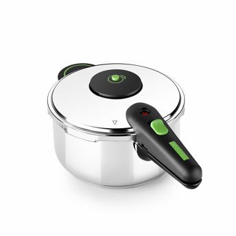 comprar MONIX Presto Olla a presion 4L, de acero inoxidable 18/10, apta para todo tipo de cocinas incluso induccion