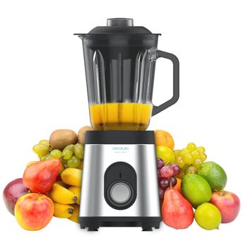 comprar Cecotec Batidora de Vaso Power Black Titanium 1800MAX PerfectMix. 2000W Maxima Potencia, Cuchilla con Recubrimiento de Titanio Negro, 1,8L, Filtro para Licuados, Acabados en Acero Inox