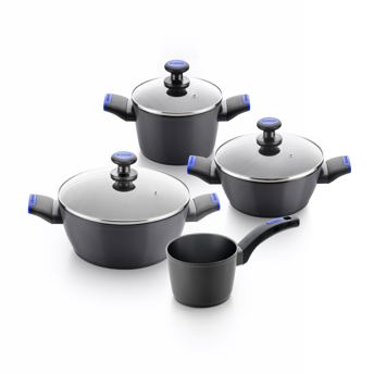 comprar MONIX Martin Berasategui | Bateria de cocina 7 piezas, Aluminio Forjado con Antiadherente, sin PFOA, Apta para todo tipo de Cocinas incluida Induccion