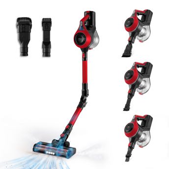 comprar Ufesa Z3 Aspiradora Escoba Flex sin Cable, 10KPa, 150W, Autonomia 40 min, Aspiradora de Mano, Cepillo Motorizado con Luz, 2 Velocidades, Accesorios Suelo/Alfombra/Pelos de Animales/Coche/Muebles