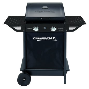 comprar Campingaz Xpert 100 L Plus Rocky Barbacoa Gas para Piedra Volcanica, BBQ Gas con 2 Quemadores, 7.1 kW de Potencia, 2 Parrillas de Acero Cromado, 2 Mesas Laterales y Rocas de Lava