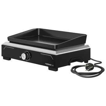 comprar Campingaz Plancha Electric 1 XD | Barbacoa electrica para interiores y exteriores con funda| Plancha-Teppanyaki | Portatil | Revestimiento antiadherente | Hierro fundido | 2500 W