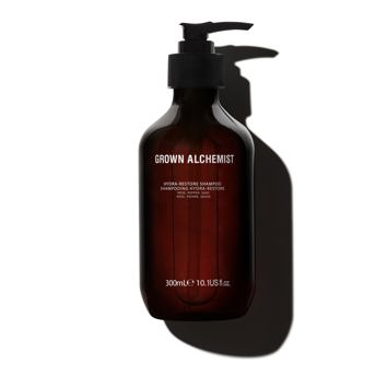 comprar Grown Alchemist Hydra-Restore Shampoo - Rosa Damascena, Pimienta Negra, Salvia, Champu sin Sulfatos - Hidratante, Aclarador, Limpieza Profunda y Fortalecedor del Cabello - Vegano, 300 ml